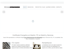Tablet Screenshot of feixarquitectura.com